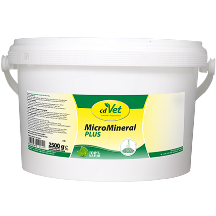 cdVet MicroMineral Plus z Moringą 2,5kg – naturalny suplement mineralny dla psów i kotów