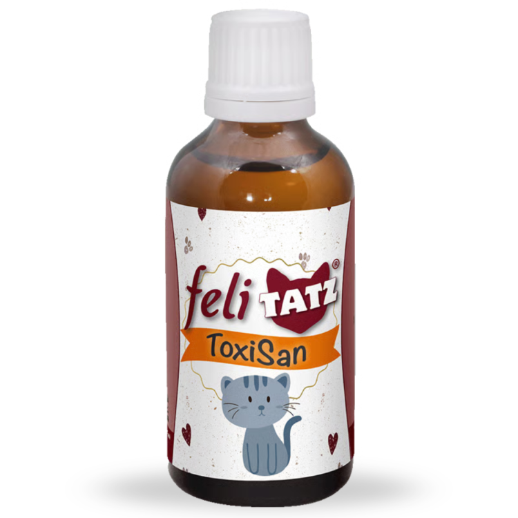 feliTATZ Toxisan 50 ml – preparat na detoksykację kota, wsparcie wątroby i nerek