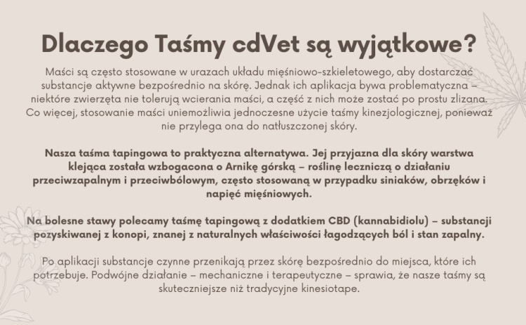 Taśma Tapingowa z Ekstraktem cdVet .png