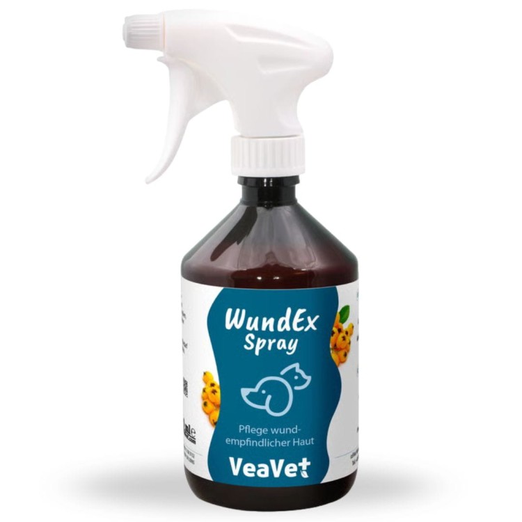 cdVet VeaVet WundEx Spray 500 ml - Naturalny Spray na Rany psów, kotów, koni .jpg