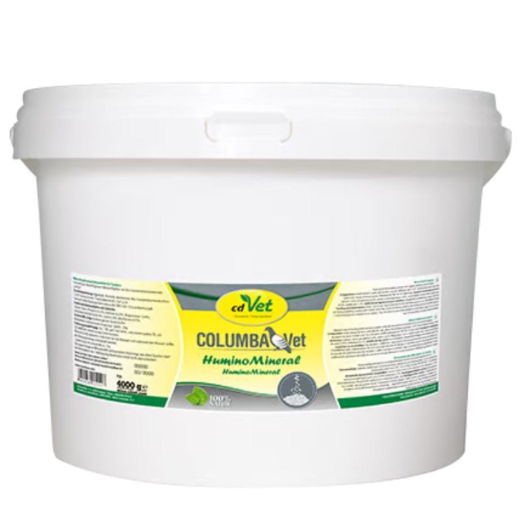 cdVet ColumbaVet HuminoMineral 4 kg naturalny preparat mineralny dla gołębi z kompleksem HuminoMin® usuwający glifosat z organizmu.jpg
