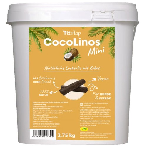 cdVet Fit-Hap CocoLinos Mini 2.75 kg Naturalne smaczki z lnu i kokosa dla psa konia .jpg