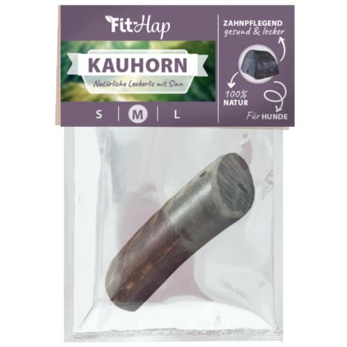 Róg bawoła dla psa – naturalny gryzak - Fit-Hap Kauhorn M.jpg