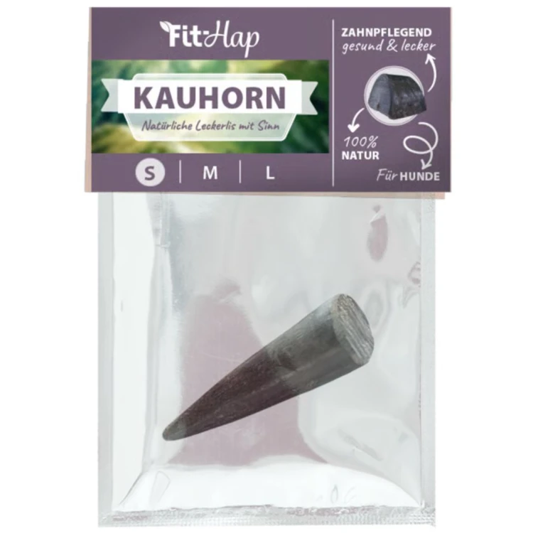Róg bawoła dla psa – naturalny gryzak - Fit-Hap Kauhorn S.jpg