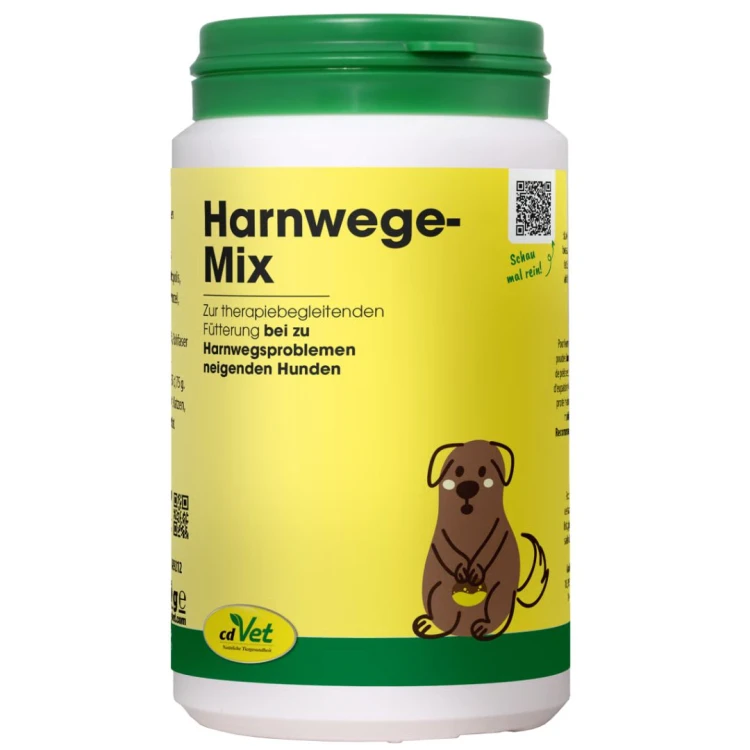 cdVet HarnwegeMix - Naturalny suplement na drogi moczowe i pęcherz psa i kota – wsparcie układu moczowego 150 g.jpg