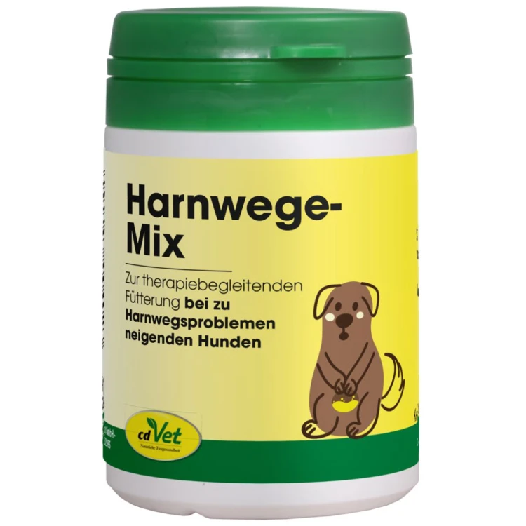 cdVet HarnwegeMix - Naturalny suplement na drogi moczowe i pęcherz psa i kota – wsparcie układu moczowego 30 g.jpg
