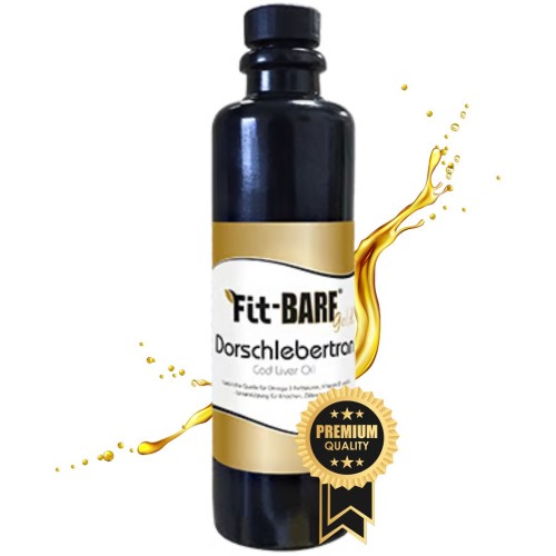 cdVet Fit-BARF GOLD Tran z wątroby dorza 200 ml - naturalny olej w kamionkowej butelce.jpg