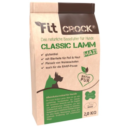 Fit-Crock Classic Maxi 2 kg naturalna karma tłoczona na zimno z jagnięciną dla psów   (1).jpg