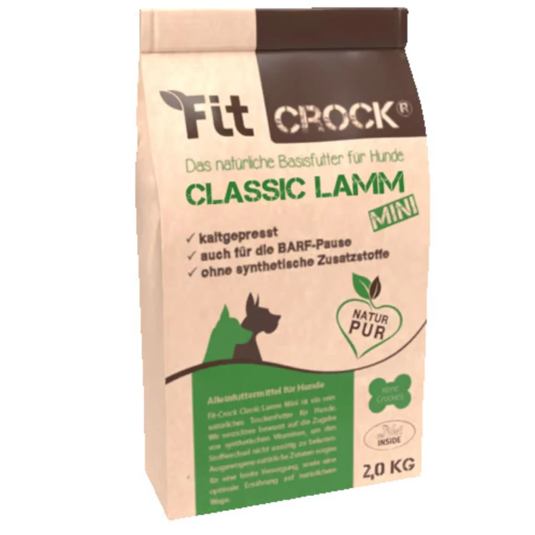 Fit-Crock Classic Mini 2 kg - naturalna karma tłoczona na zimno z jagnięciną dla psów .jpg