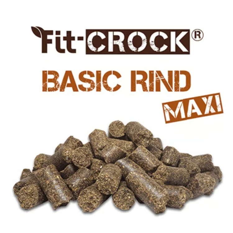 Fit-Crock Basic Wołowina - naturalna karma tłoczona na zimno z jagnięciną dla szczeniąt i młodych psów.jpg