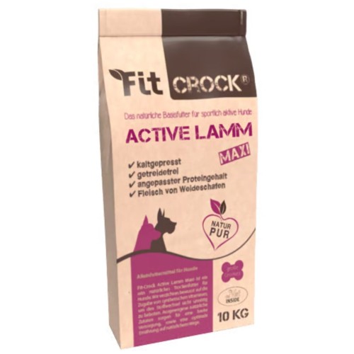 Fit-Crock Active Lamm Maxi 10 kg – naturalna karma - bez zbóż - tłoczona na zimno dla.jpg