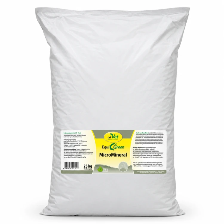 EquiGreen MicroMineral 25 kg naturalny kompleks minerałów, witamin i mikroelementów dla koni i kuców.png