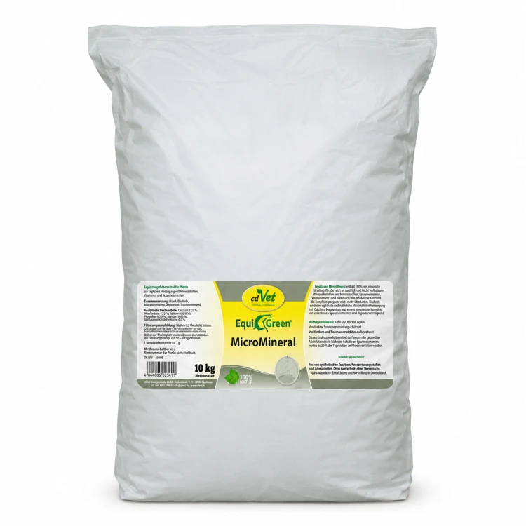 EquiGreen MicroMineral 10 kg naturalny kompleks minerałów, witamin i mikroelementów dla koni i kuców cdvet.png