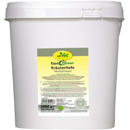 cdVet EquiGreen KräuterHefe 2 kg – naturalne drożdże ziołowe dla koni z wrażliwym układem pokarmowym i skłonnością do kolek.jpg