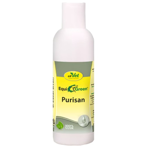 cdVet EquiGreen Purisan 200 ml– naturalne mleczko do pielęgnacji grzywy i ogona koni ze skłonnością do świądu.jpg