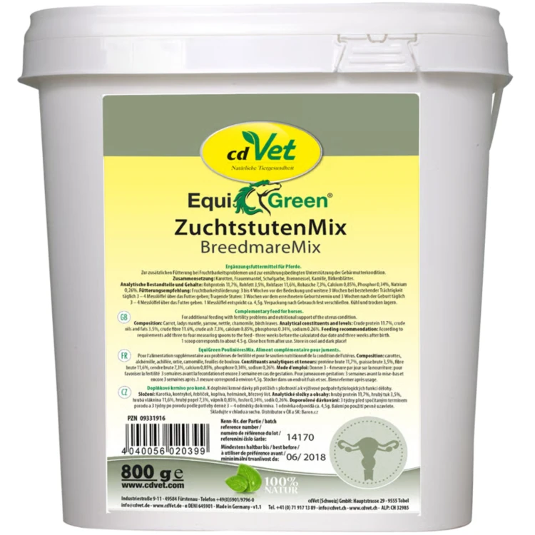 cdVet EquiGreen ZuchtstutenMix 800 g  – naturalne zioła dla klaczy hodowlanych na płodność, ciążę i okres wyźrebienia.jpg