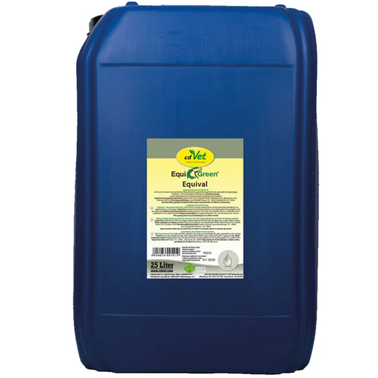 cdVet EquiGreen Equival 25 l – olej dla koni Omega 3 i 6 na sierść, skórę i energię.jpg
