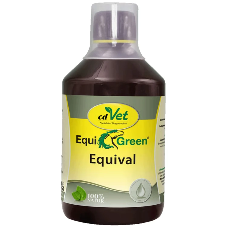 cdVet EquiGreen Equival 500 ml – olej dla koni Omega 3 i 6 na sierść, skórę i energię.jpg