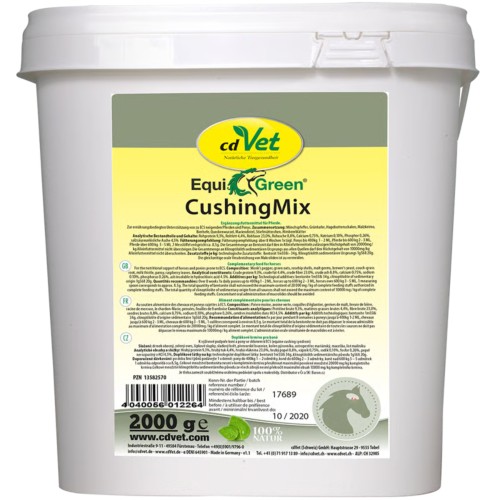 cdVet EquiGreen CushingMix  2 kg – naturalne zioła dla koni z zespołem Cushinga (PPID).jpg