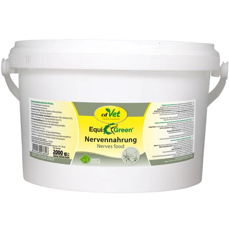 EquiGreen Nervennahrung 2 kg – naturalny preparat na stres, nerwowość i niepokój u koni .jpg