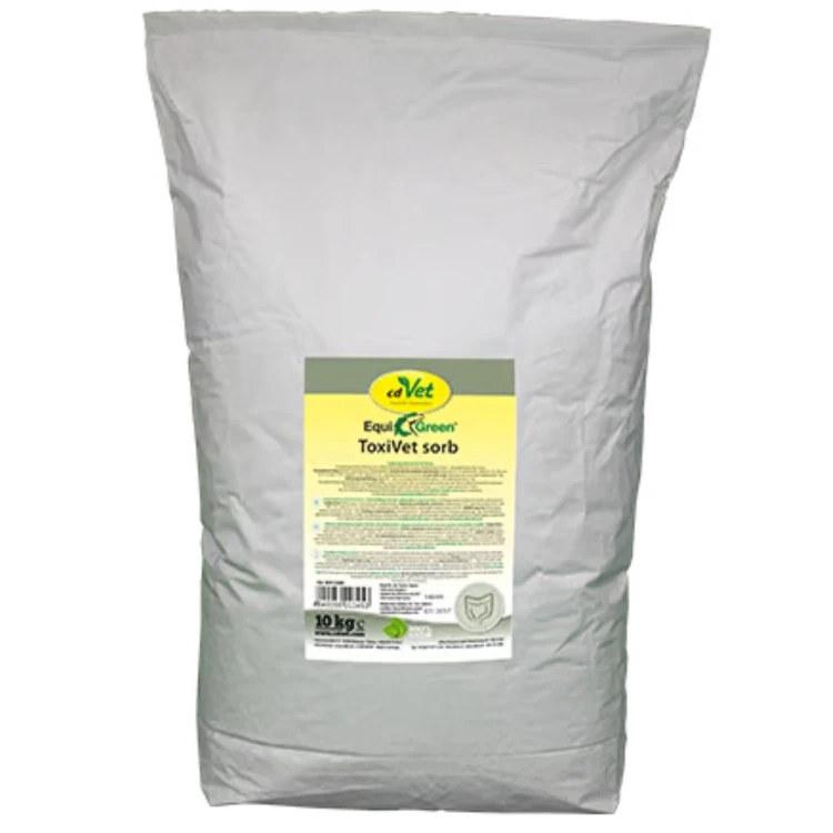 EquiGreen ToxiVet sorb 10 kg  – wiązanie toksyn, wsparcie jelit i metabolizmu konia  cdVet.jpg