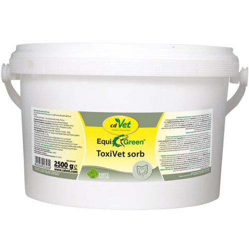 EquiGreen ToxiVet sorb 2.5 kg  – wiązanie toksyn, wsparcie jelit i metabolizmu konia  cdVet.jpg