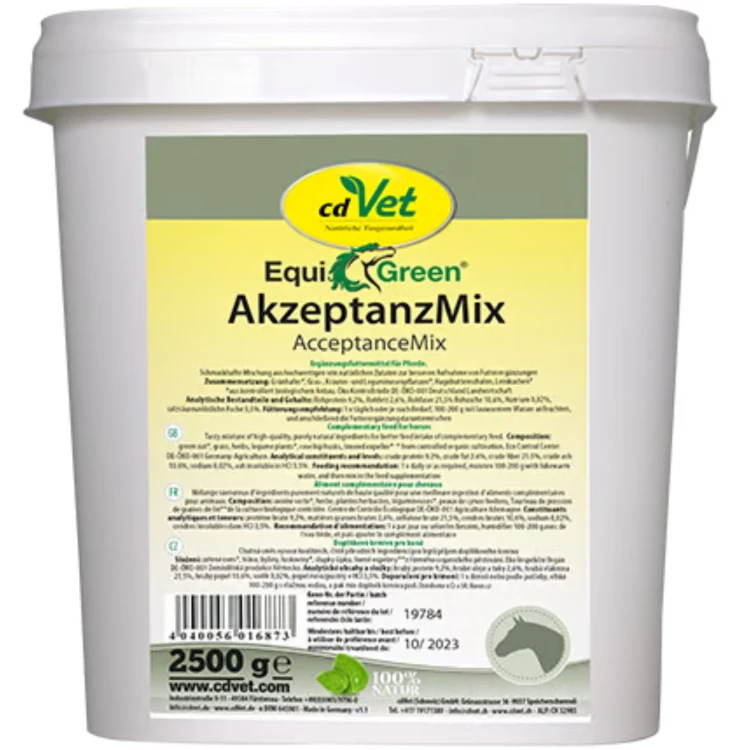 EquiGreen AkzeptanzMix 2.5 kg – wspiera przyswajanie składników odżywczych  cdVet.jpg