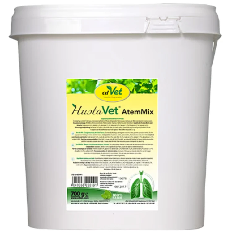 HustaVet AtemMix 700 g – zioła wspierające oskrzela i drogi oddechowe konia  cdVet.jpg
