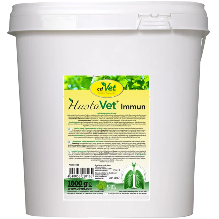 HustaVet Immun 1.6 kg – naturalne wsparcie odporności i dróg oddechowych konia  cdVet.jpg