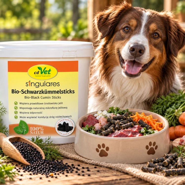 Singulares Bio-Schwarzkümmelsticks 2.5 kg – BIO czarnuszka dla jelit, odporności i dróg oddechowych  cdVet (2).jpg