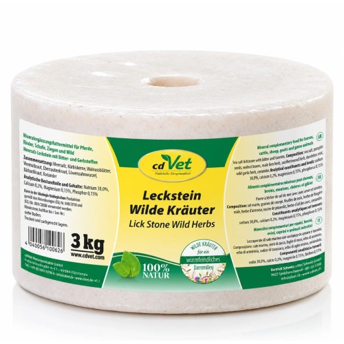 cdVet  Leckstein Wilde Krauter 3 kg – Naturalna lizawka z solą morską i ziołami przeciw pasożytom jelitowym.jpg